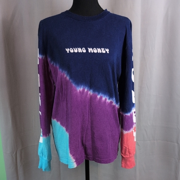 American Eagle Outfitters Multicolor Tie-Dye Long Sleeve Tee - Picture 1 of 7